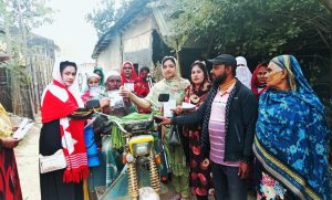 নওগাঁ-২ আসনে ধানের শীষের প্রার্থী শামসুজ্জোহা খানের পক্ষে প্রচারণা