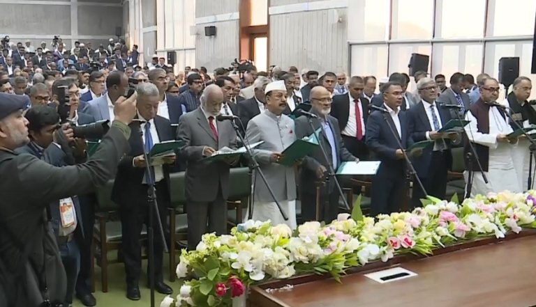 বিএনপির নবনির্বাচিত সংসদ সদস্যদের শপথগ্রহণ